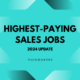 what sales jobs pay the most
